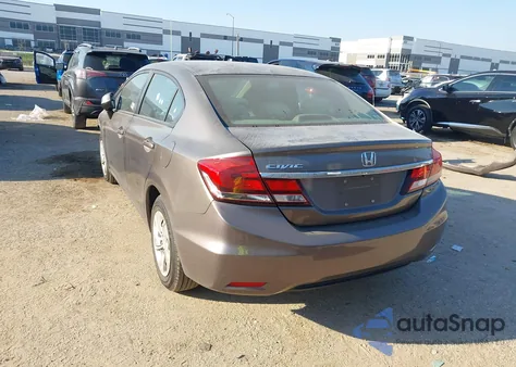 2013 Honda Civic Lx из США, поврежденный, VIN 2HGFB2F53DH529271